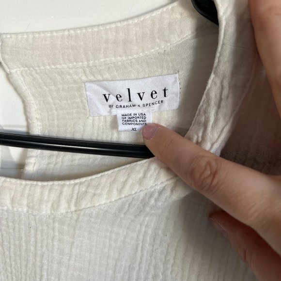 Velvet by Graham & Spencer Cotton Blouse - Picture 2 of 8